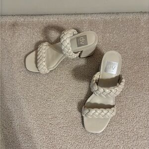 Braided Cream Sandals